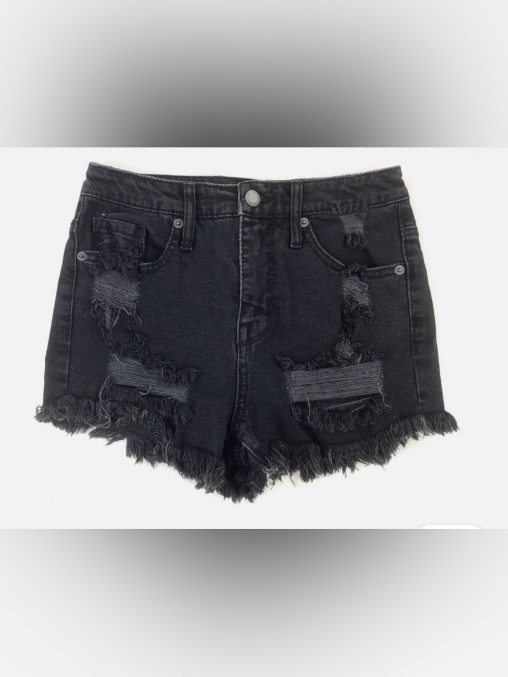 Mossimo Supply Co. Women's Black Distressed Denim Shorts